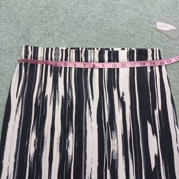‼️final must bundle‼️ NWT Striped Abstract Patterned Skirt Elegant Casual - Picture 6 of 9